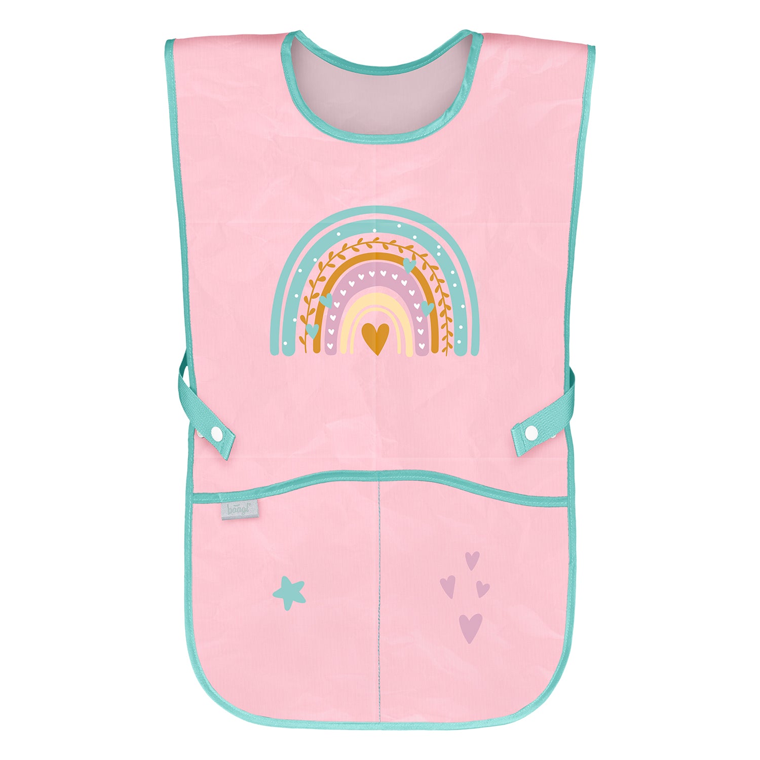 baagl-aprons-tablier-enfant-pink-rainbow-rose-poches image 1