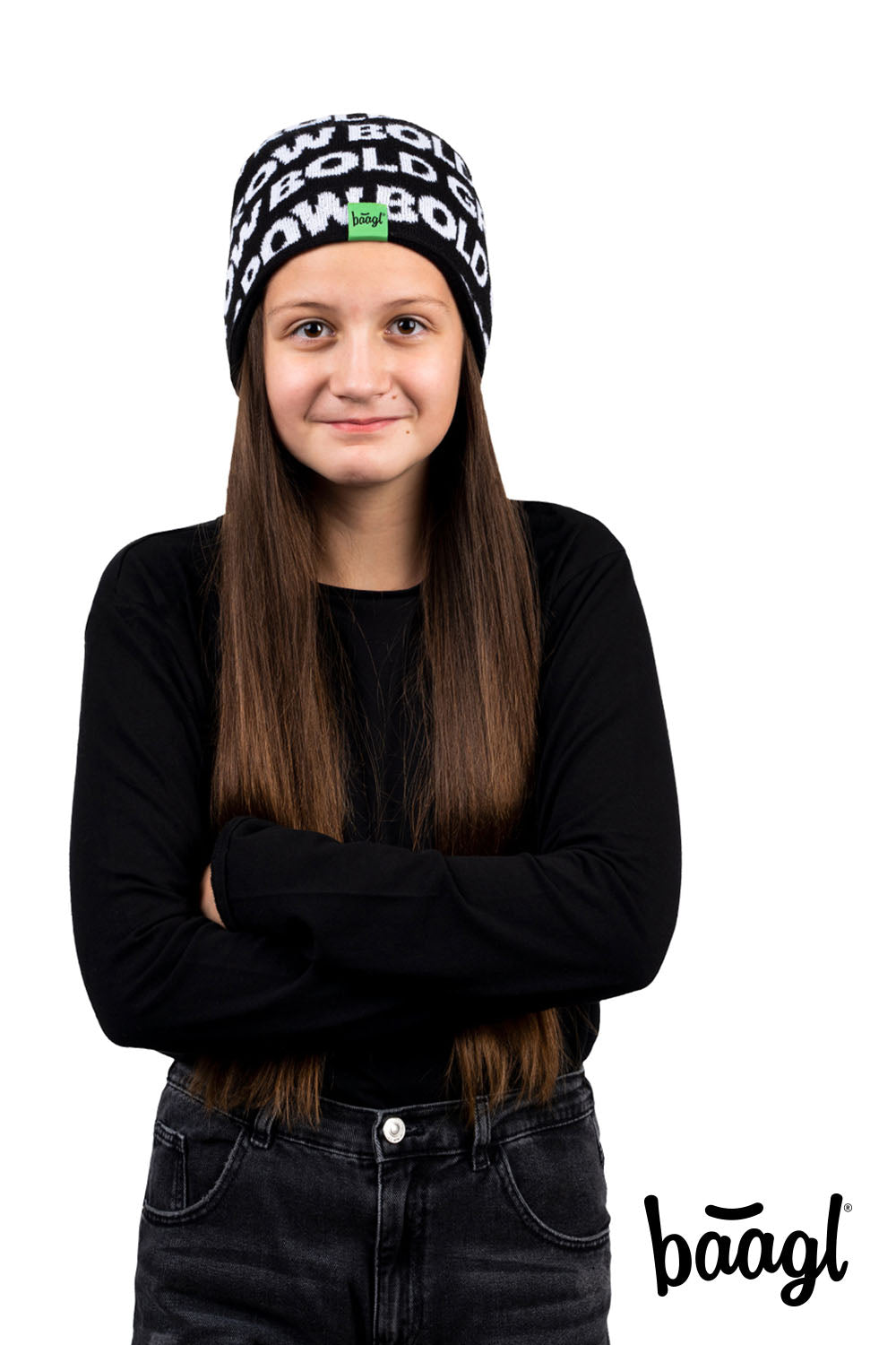 baagl-beanie-bonnet-vert-adulte-grow-bold image 3