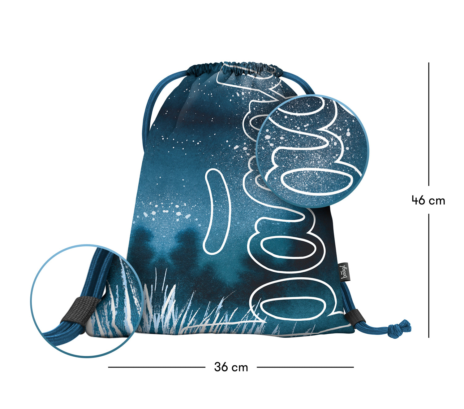 baagl-skate-steel-sac-gym-enfant-cordons-lavable image 3