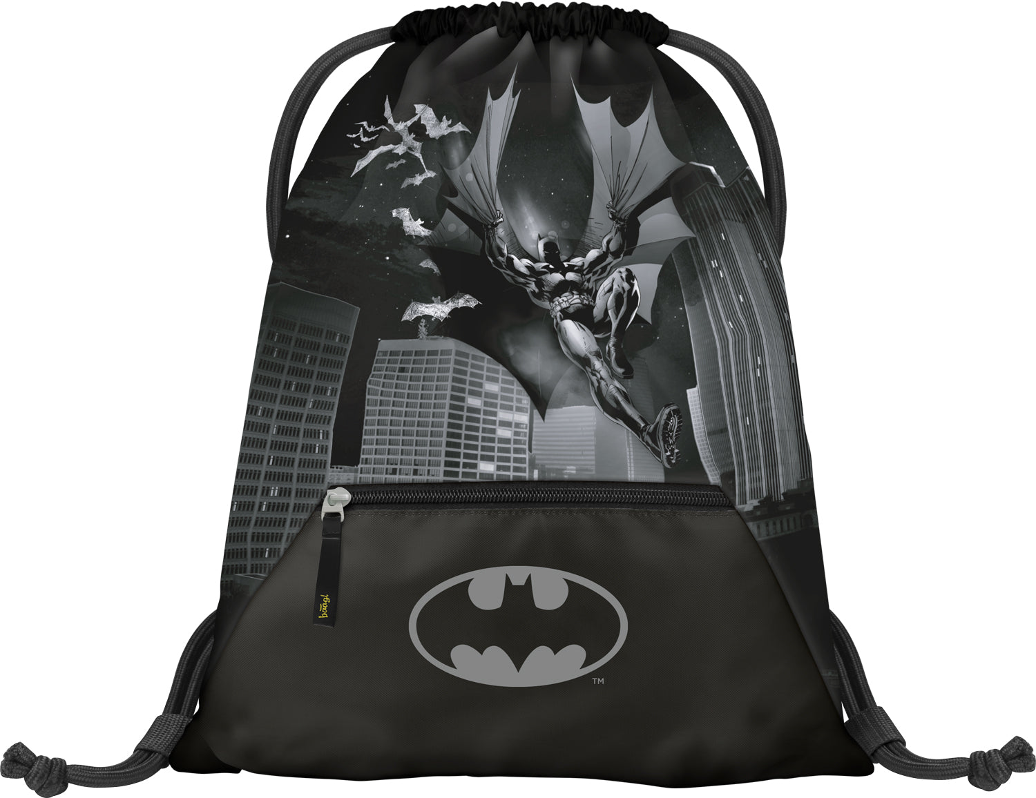 baagl-gym-sac-de-gym-batman-dark-city-poche-zipp-e image 1