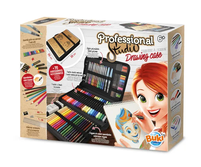 buki-5436-professional-studio-trousse-dessin-noir-6-ans image 1