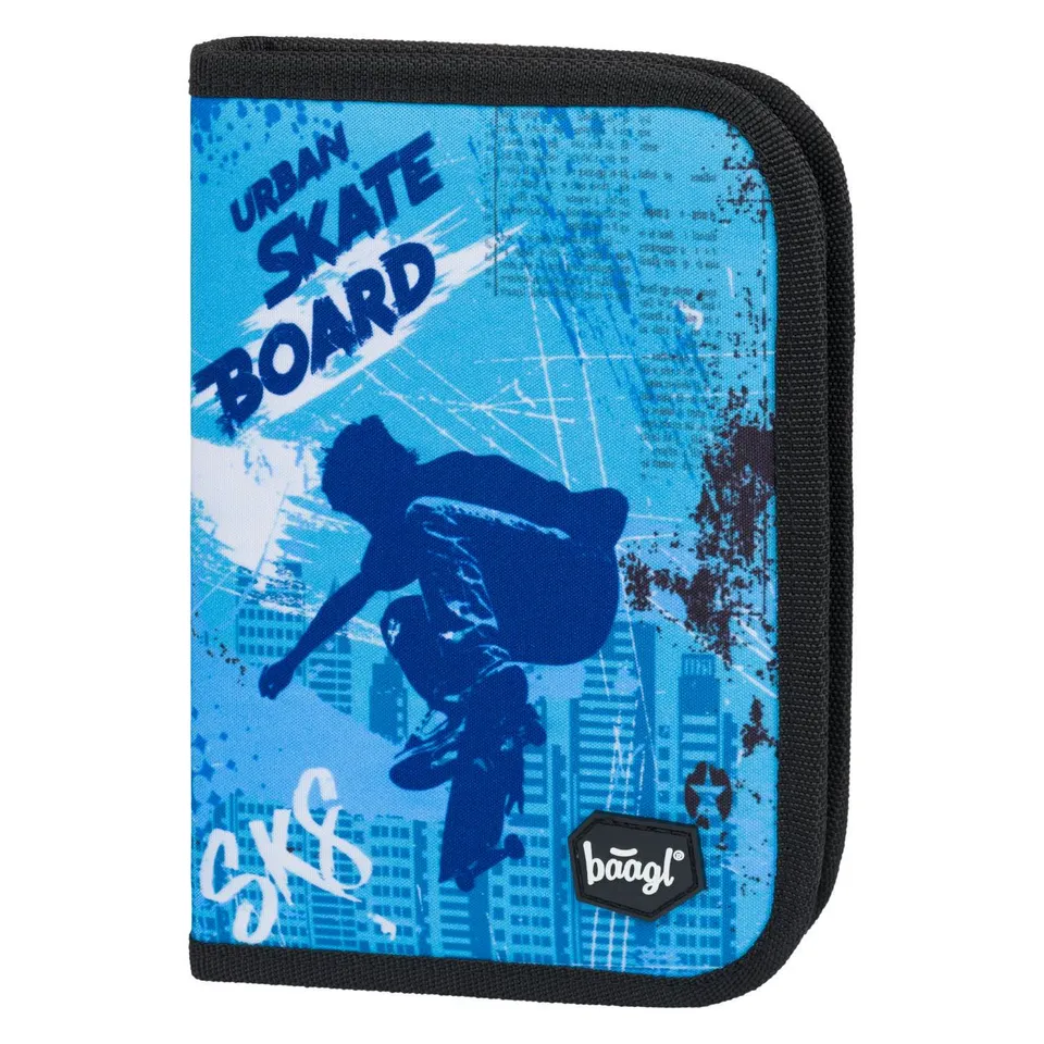 baagl-skateboard-trousse-scolaire-1-compartiment-vide image 1