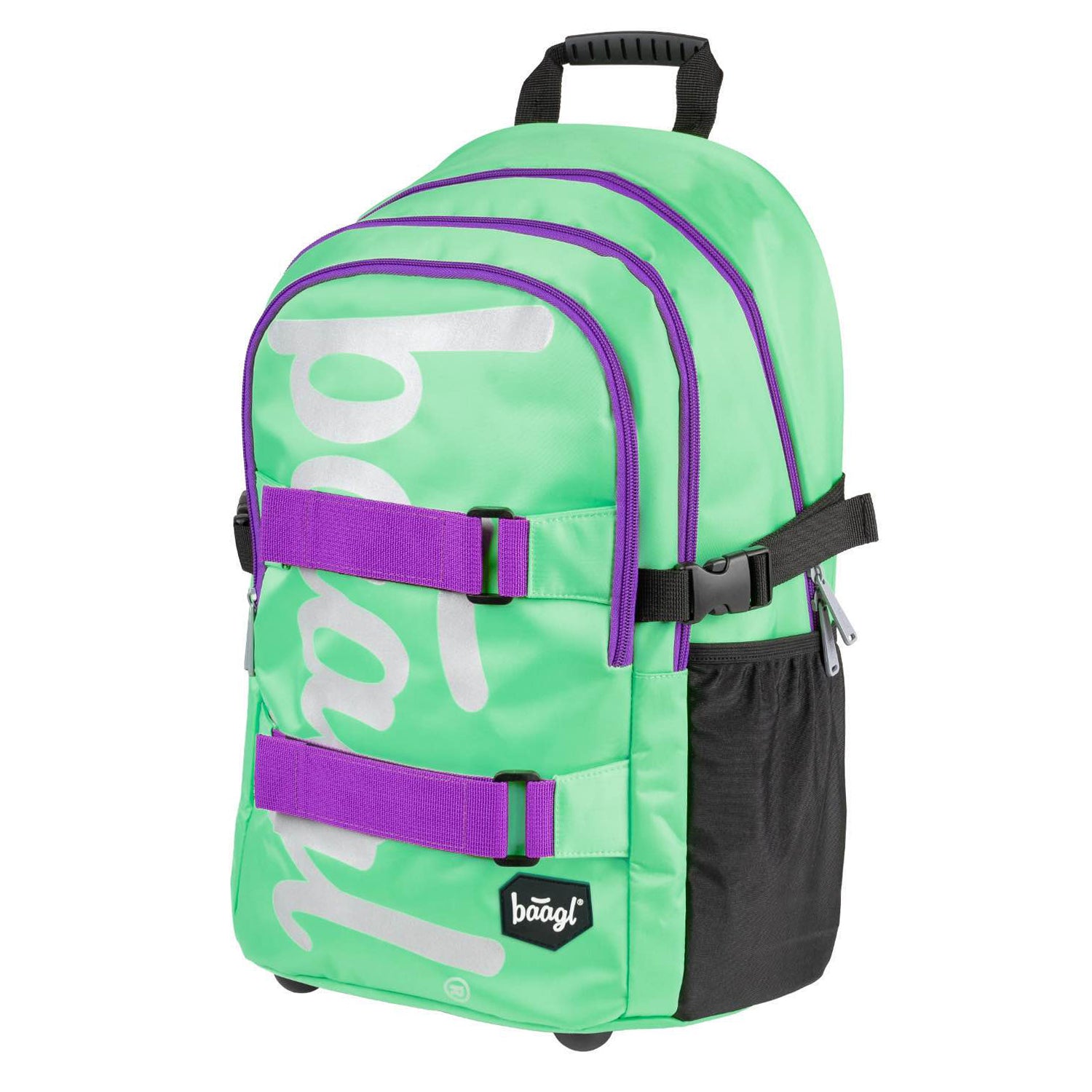 baagl-skate-mint-sac-dos-25-l-menthe-skateboard image 2