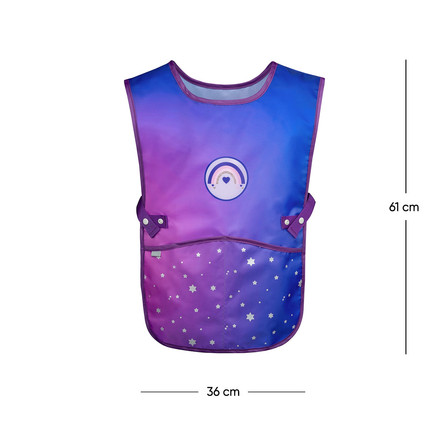 baagl-aprons-heart-tablier-enfant-cole-lavable-2-poches image 4