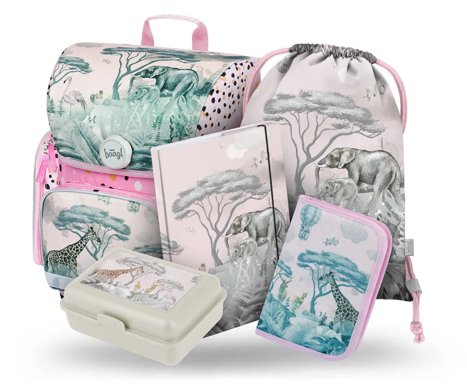 baagl-ergo-safari-ii-ensemble-scolaire-cartable-19-l image 1