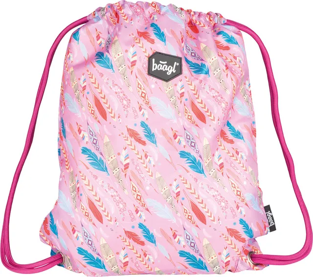 baagl-feathers-sac-gym-enfant-cordon-lavable image 1