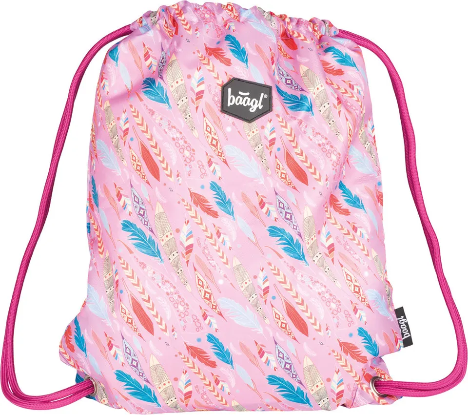 baagl-feathers-sac-gym-enfant-cordon-lavable image 1