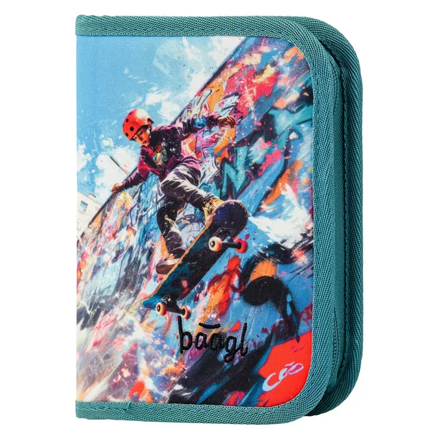 baagl-classic-skatepark-trousse-scolaire-1-compartiment-vide image 1
