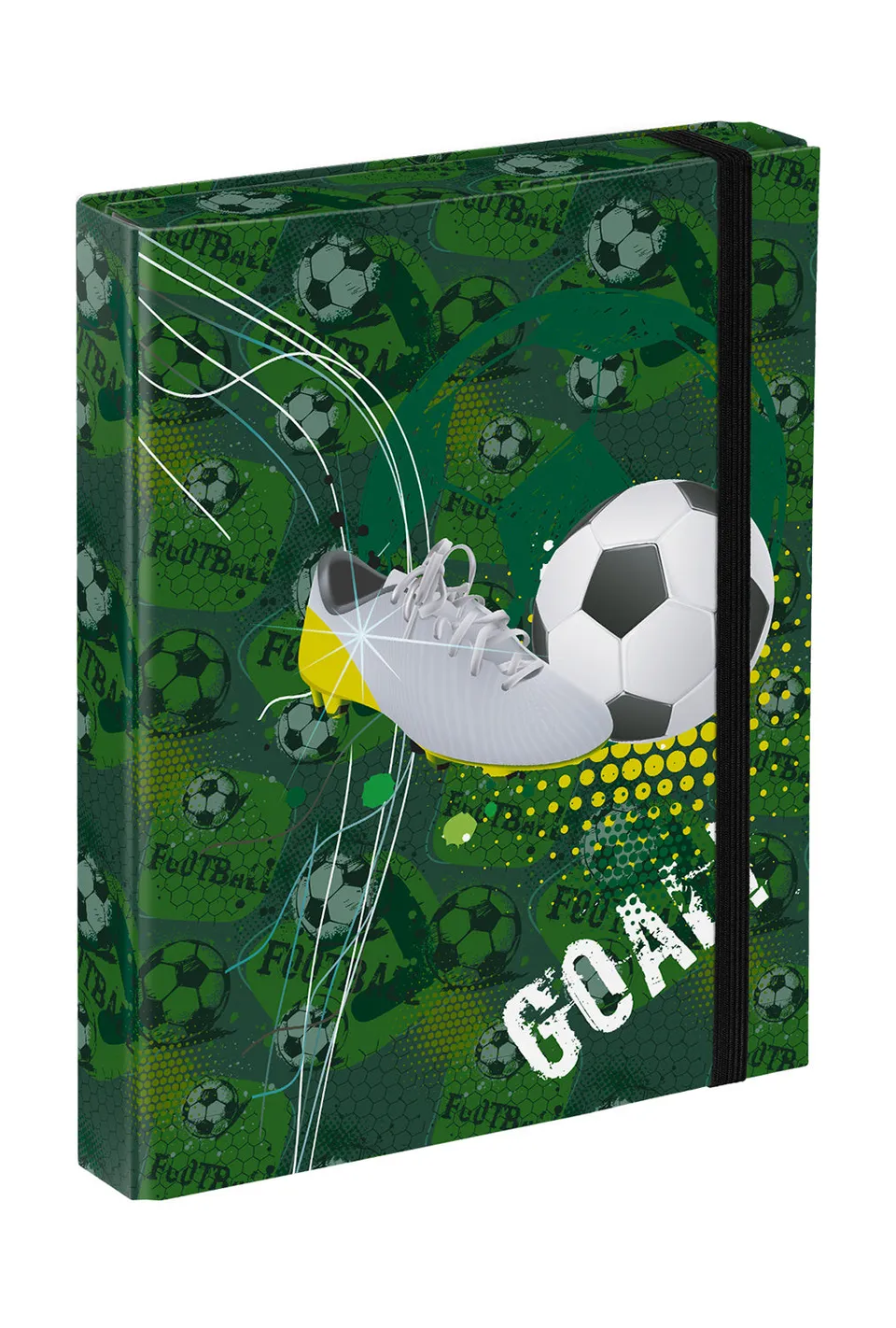 baagl-notebook-chemise-a5-football-goal-lastique image 1