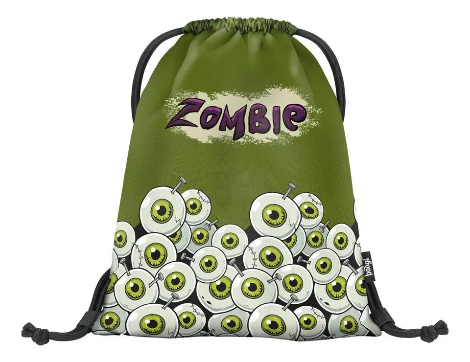 baagl-zombie-sac-gym-enfant-zombie-lavable-lacets image 1