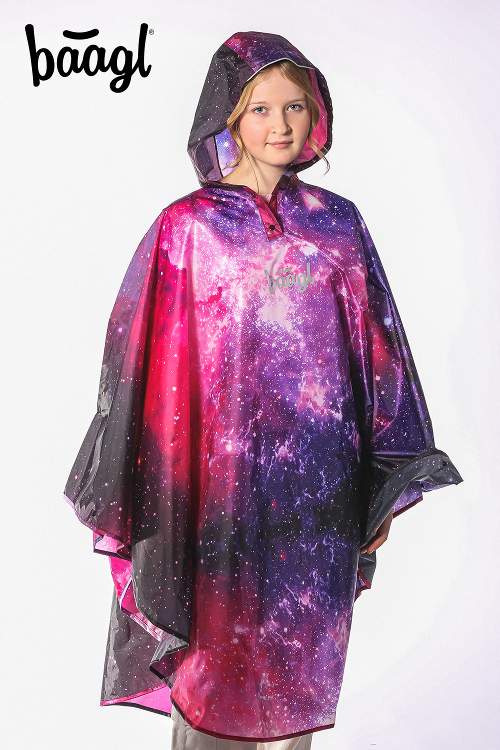 baagl-galaxy-poncho-pluie-enfant-taille-m-130-150-cm image 6