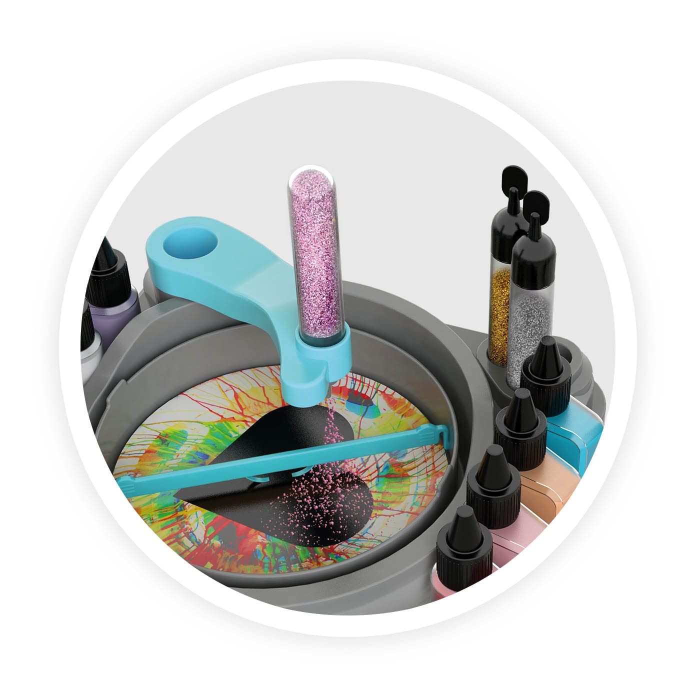 buki-5430-professional-studio-spin-art-atelier-peinture-noir image 6