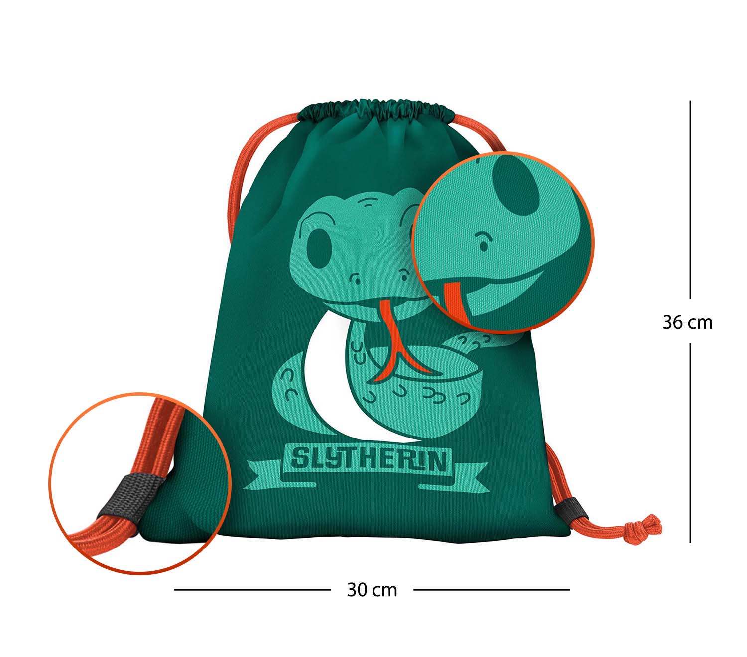baagl-harry-potter-serpentard-sac-maternelle-lavable image 3