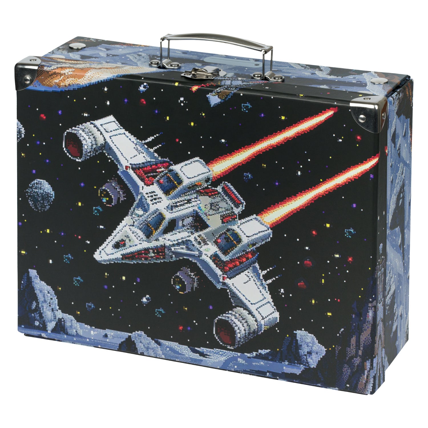 baagl-pixel-space-mallette-bo-te-scolaire-pliable image 1