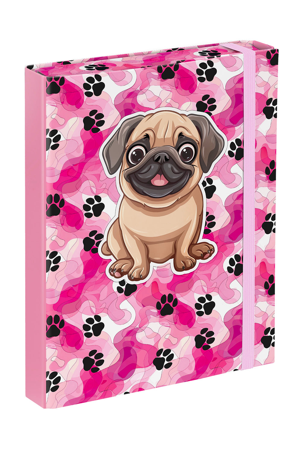baagl-notebook-folders-paws-chemise-a5-lastique-pattes image 1