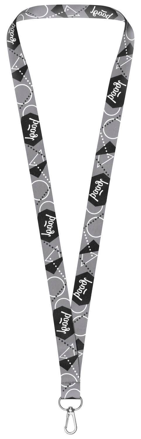baagl-porte-cl-s-long-lanyard-gris-nylon-imprim image 2