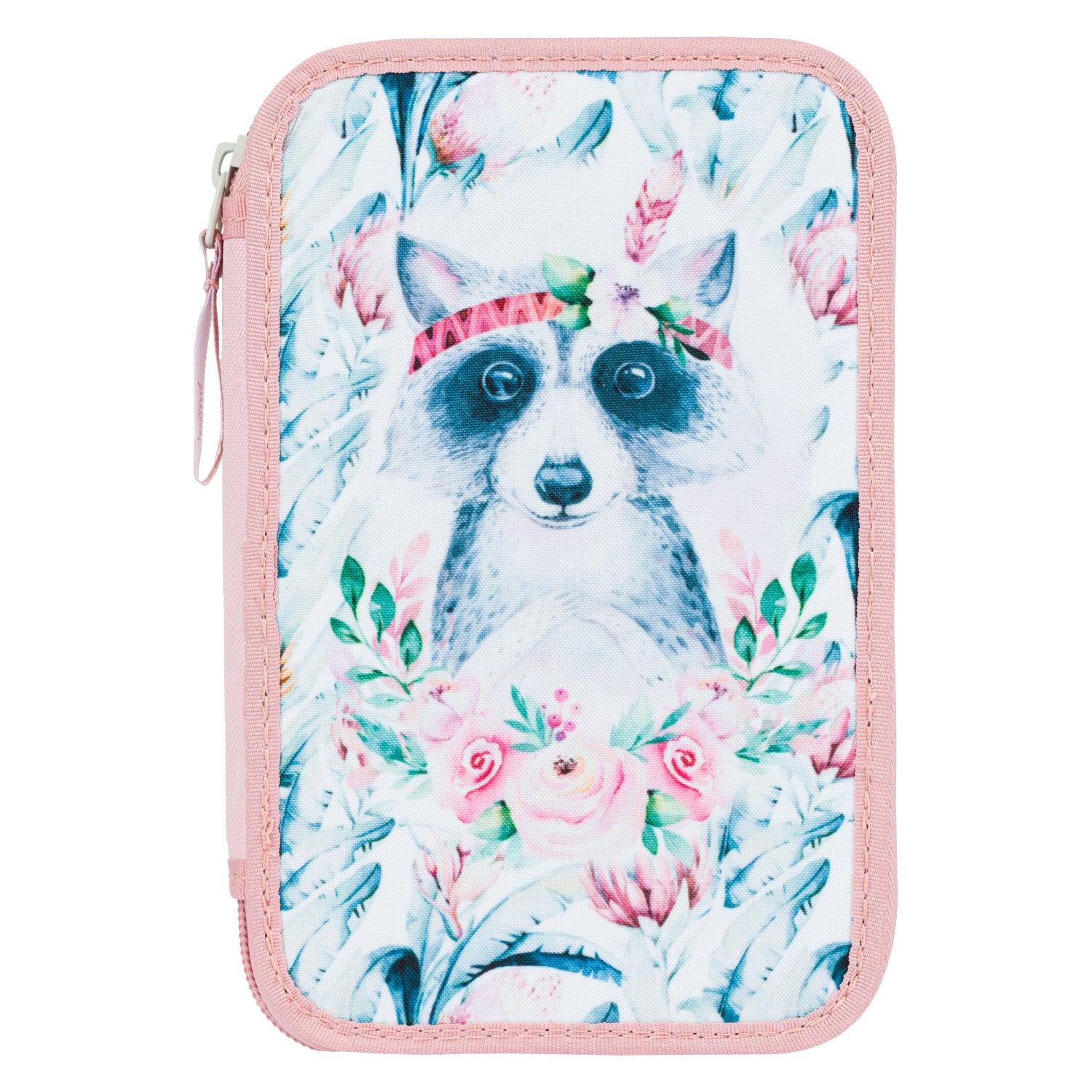 baagl-raccoon-trousse-double-2-compartiments-raton-laveur-vide image 2