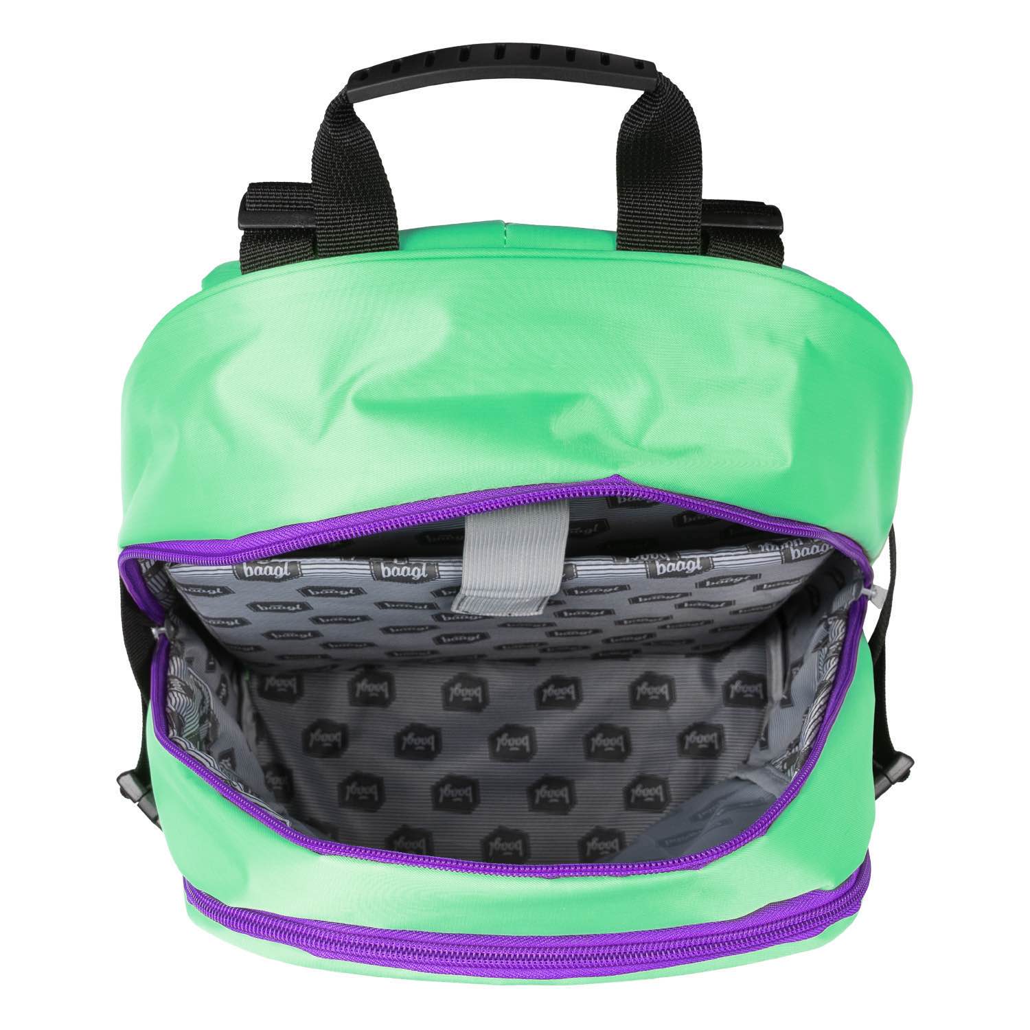 baagl-skate-mint-sac-dos-25-l-menthe-skateboard image 5