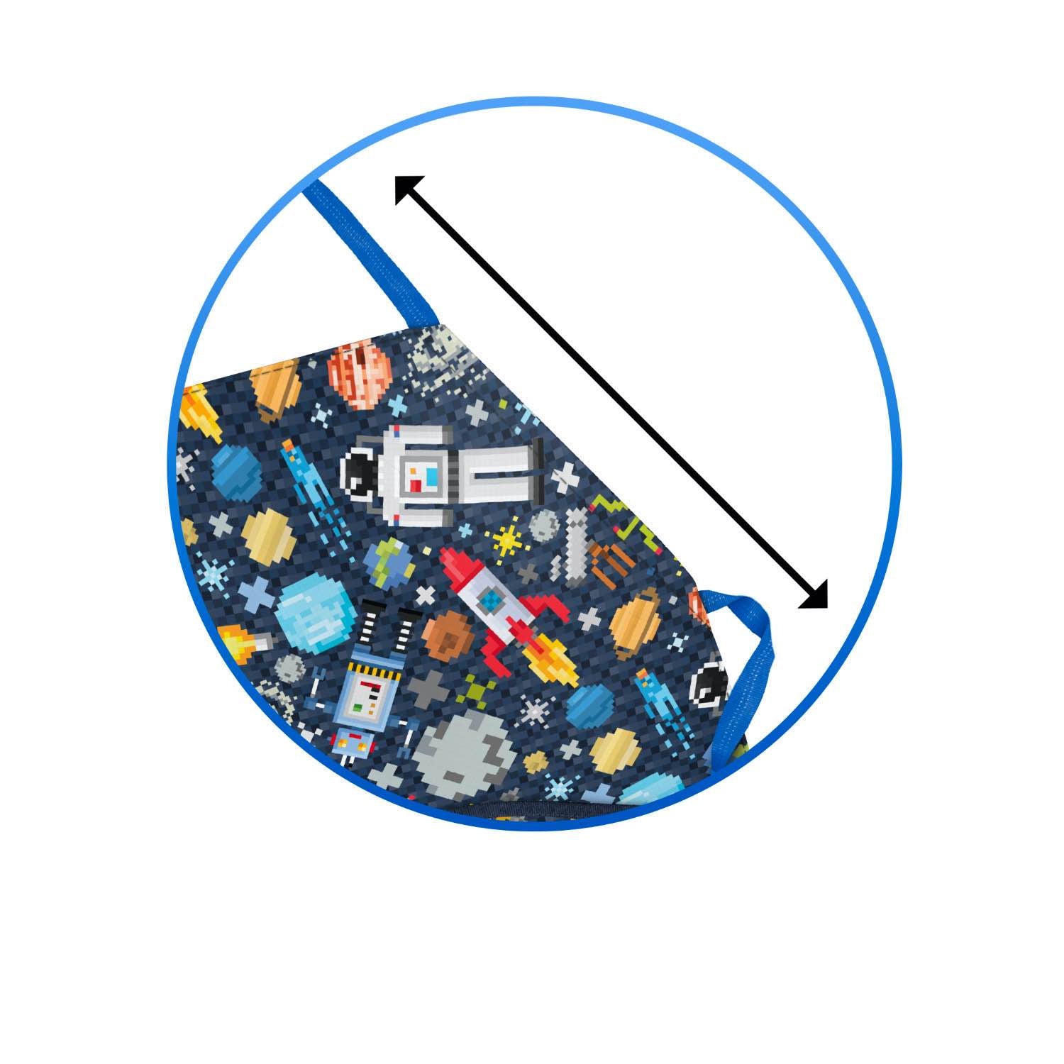 baagl-space-game-tablier-enfant-espace-2-poches-lavable image 2