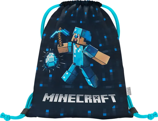 baagl-gym-sacks-sac-gym-minecraft-blue-axe-cordon-mousqueton image 1
