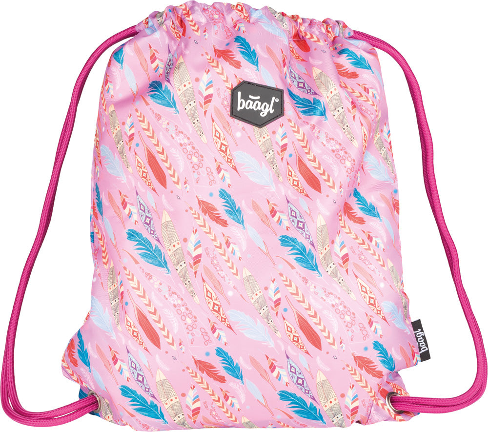 baagl-feathers-sac-gym-enfant-cordon-lavable image 1