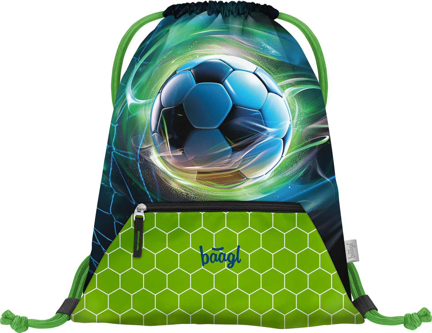 baagl-gym-sacks-sac-de-gym-football-ball-poche-zipp-e image 1