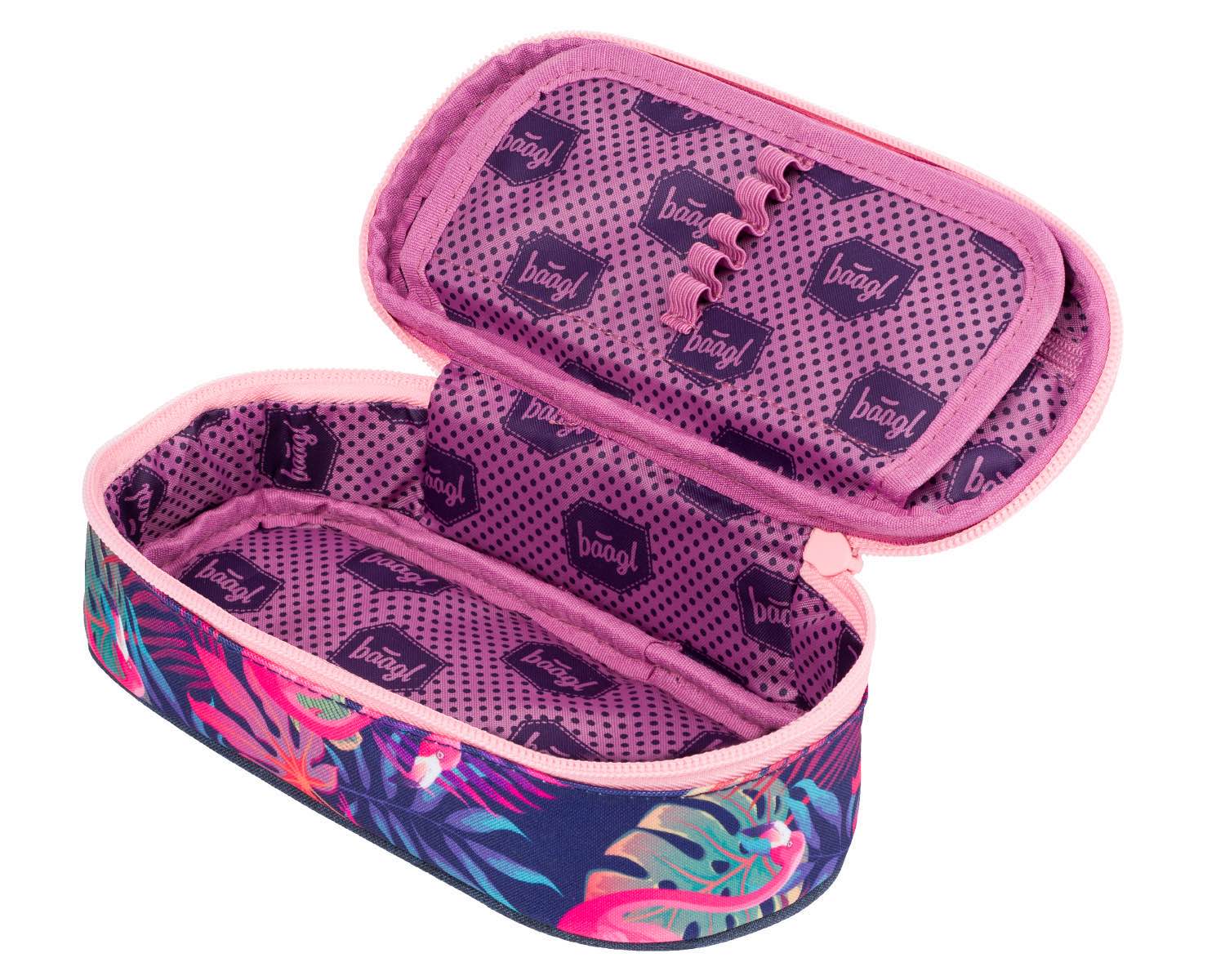 baagl-flamingo-trousse-compacte-fille-vide-rose image 3
