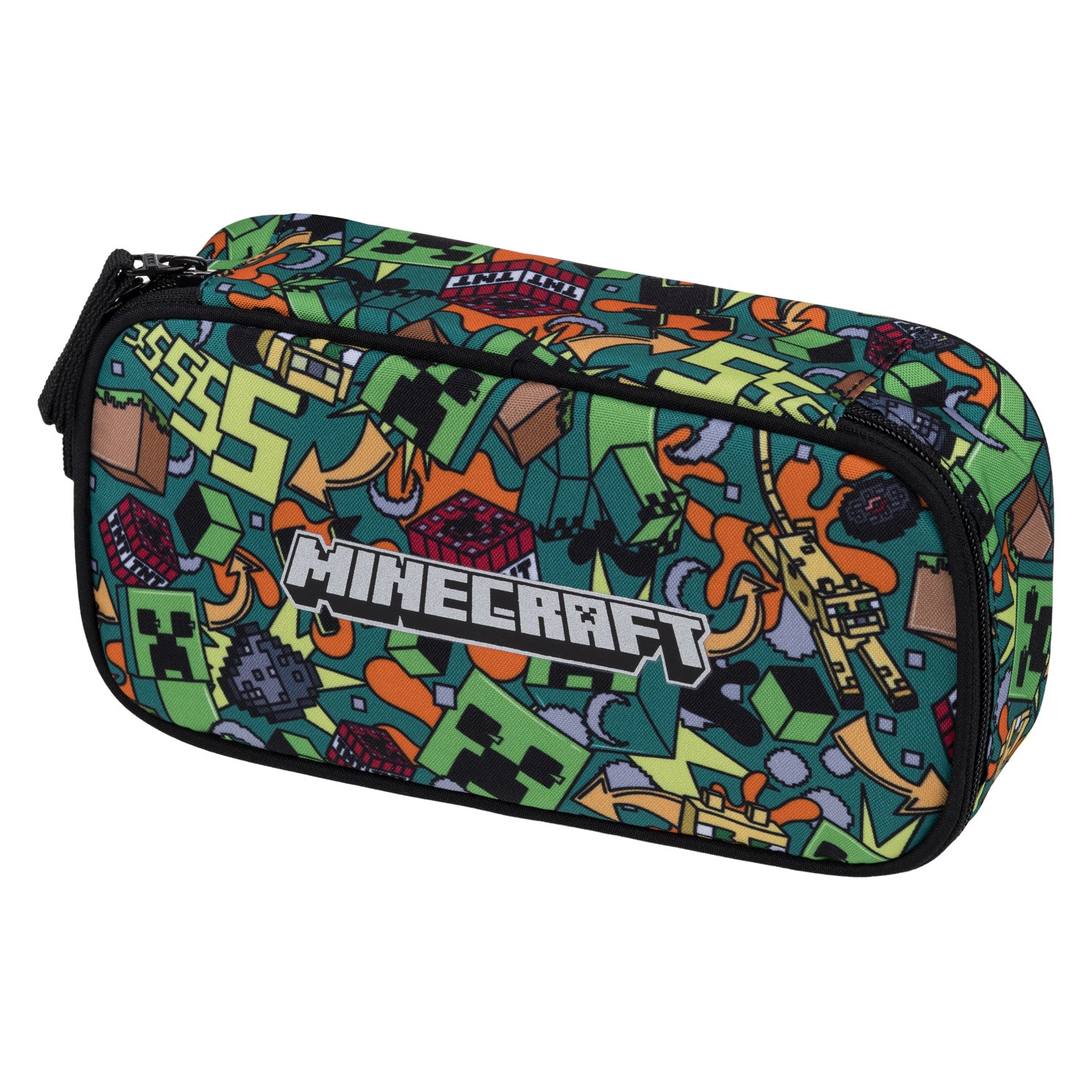 baagl-school-pencil-pouches-minecraft-chaos-trousse-recycl-e image 1