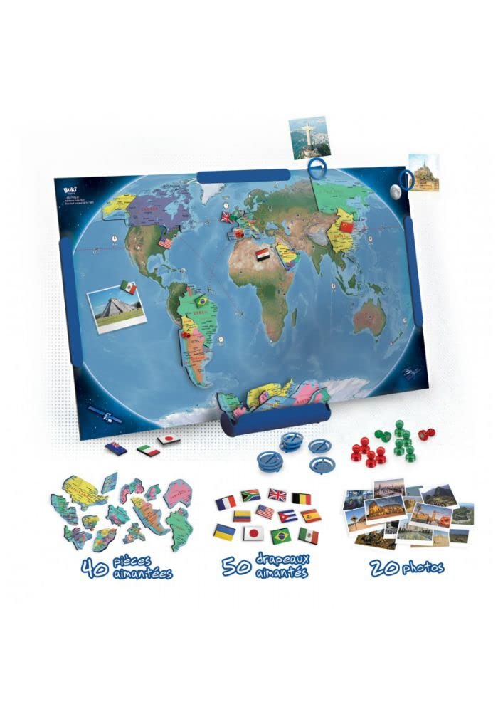 buki-espace-7346-planisph-re-magn-tique-carte-monde-40-pi-ces image 4