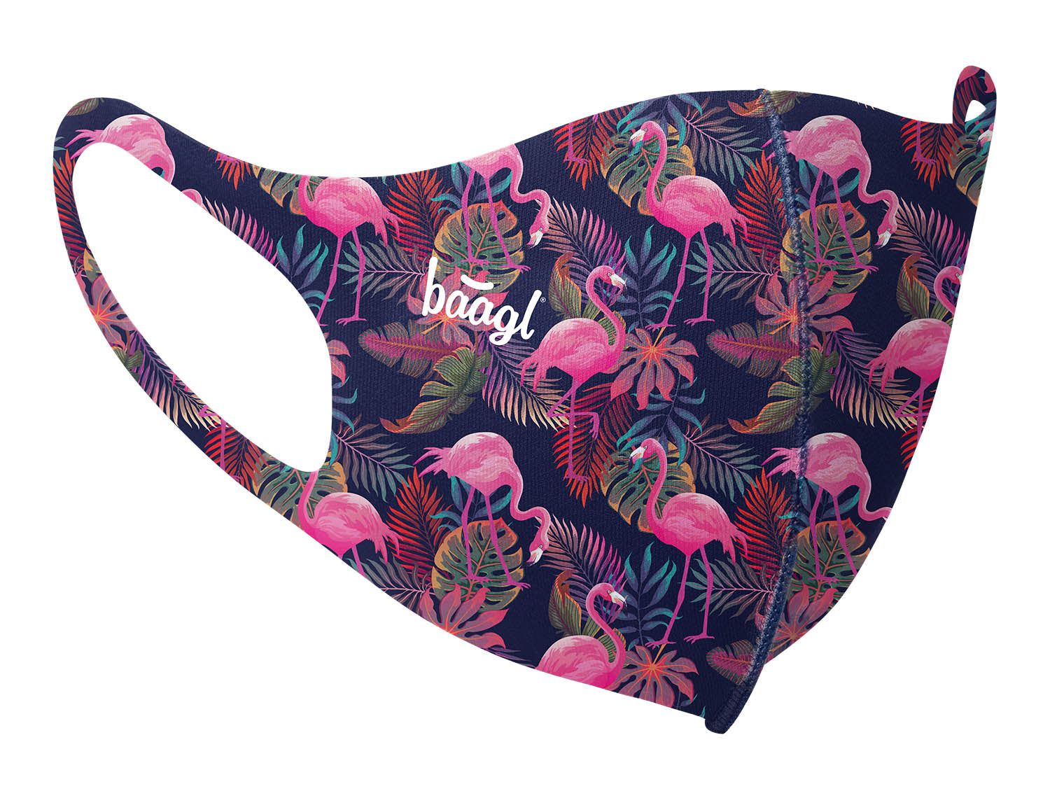 baagl-flamingo-masque-tissu-adulte-antibact-rien-flamant-rose image 1