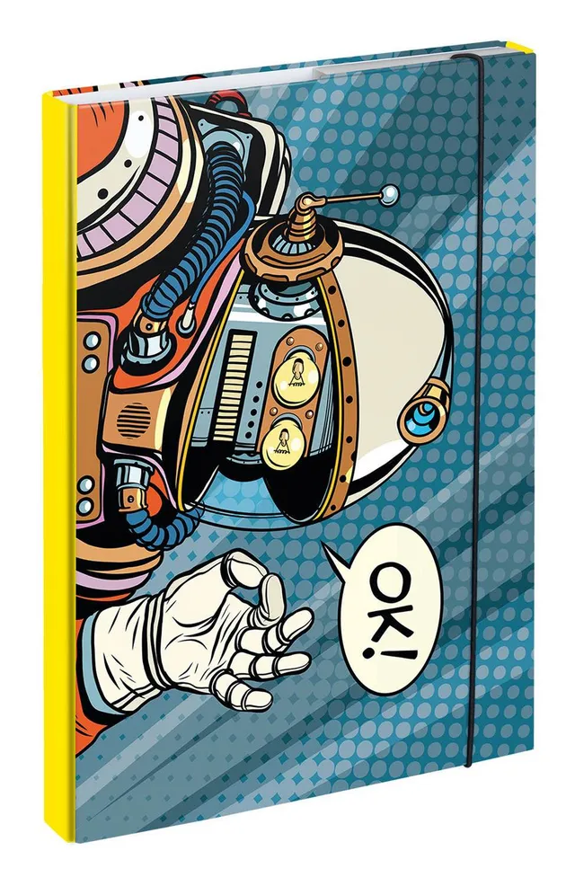 baagl-spaceman-heftbox-a4-chemise-lastique-espace image 1