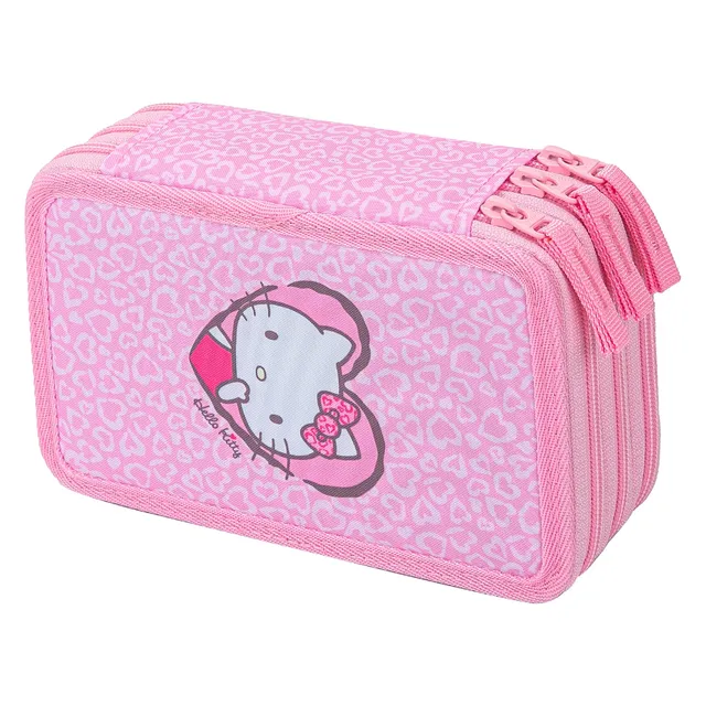 baagl-hello-kitty-sweet-leopard-trousse-3-compartiments image 1