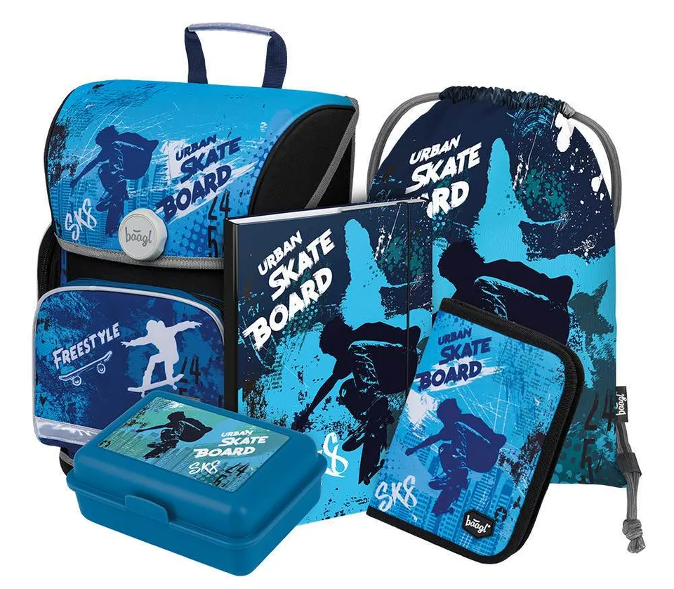 baagl-ergo-skateboard-ii-cartable-scolaire-19-l-magn-tique image 1