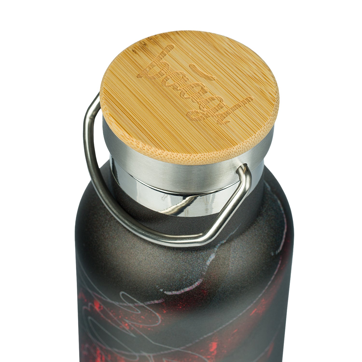 baagl-volcano-gourde-isotherme-500-ml-inox-bambou image 2