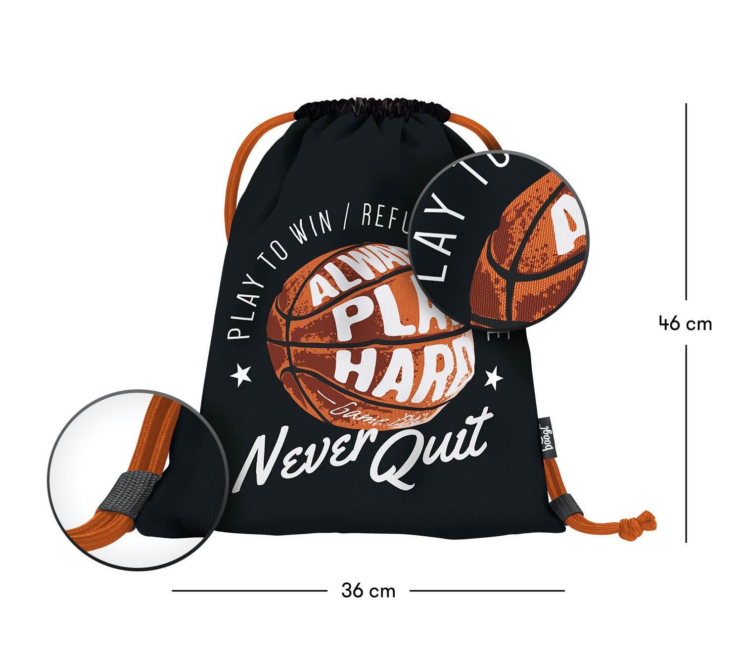 baagl-basketball-sac-gym-enfant-motif-ballon image 3