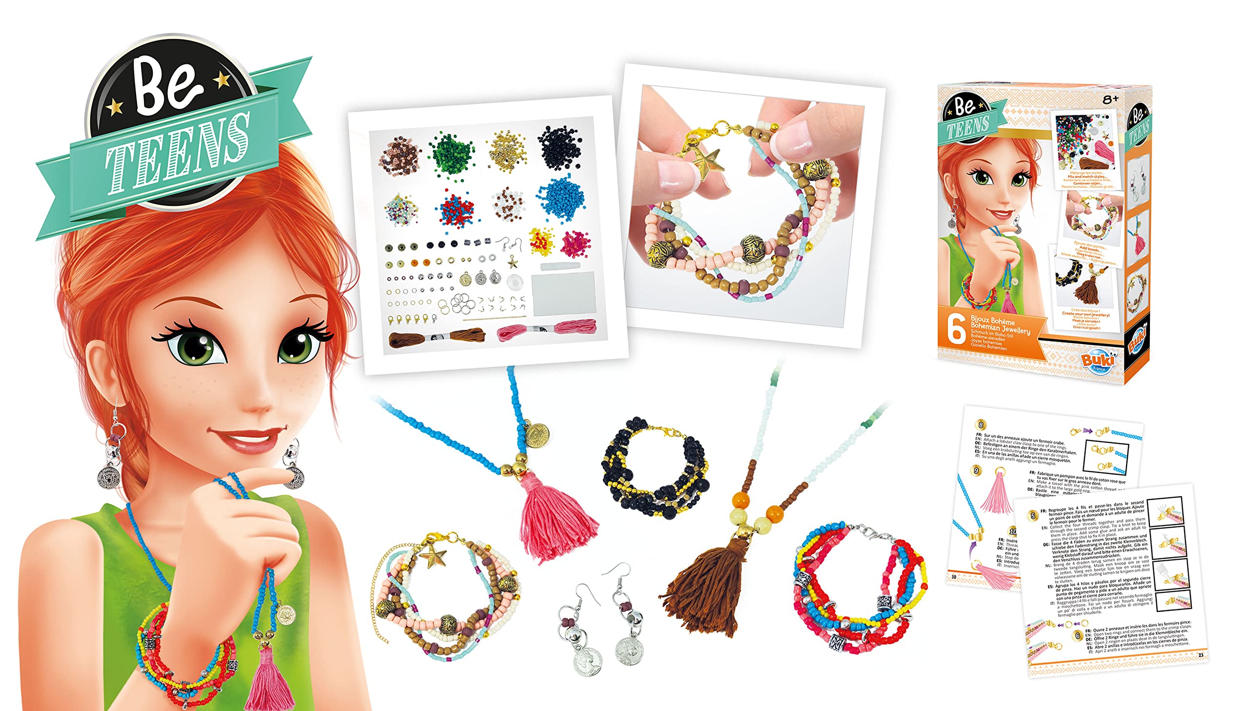buki-be108-bijoux-boh-me-kit-cr-atif-bijoux-multicolore image 6