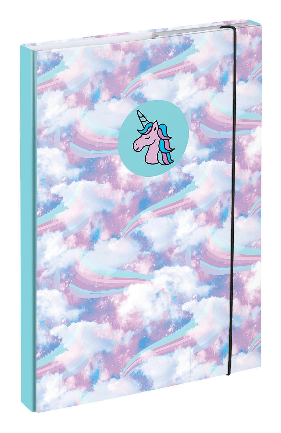 baagl-sky-chemise-lastiques-a4-bleu-ciel-cahiers image 1