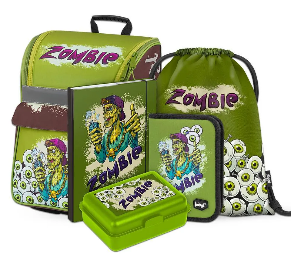 baagl-zippy-zombie-ii-set-scolaire-4-pi-ces-gar-on image 1