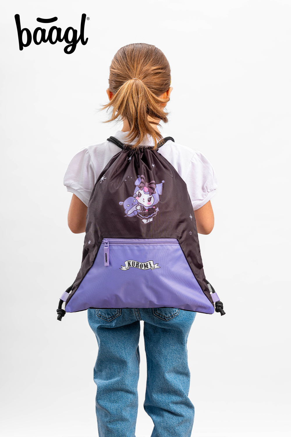 baagl-sac-de-gym-kuromi-fortune-dream-poche-zipp-e image 4