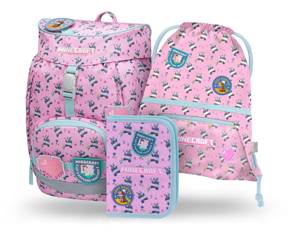 baagl-airy-minecraft-panda-kit-scolaire-ultra-l-ger image 1