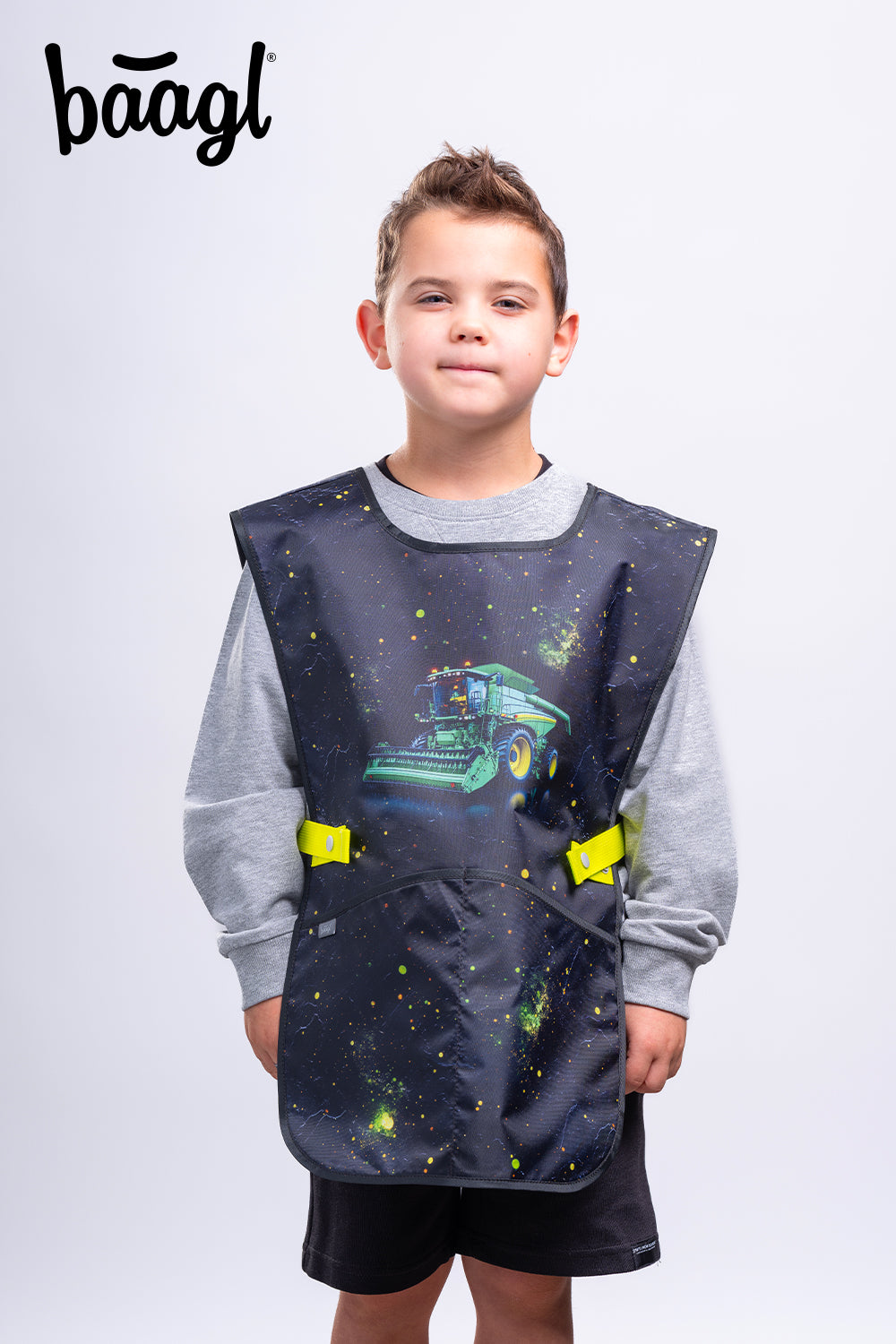 baagl-tractor-tablier-enfant-lavable-2-poches image 5