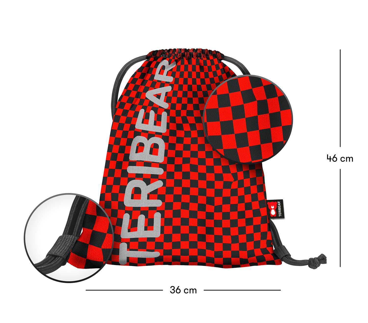 baagl-gym-sac-sport-skate-teribear-rouge-lavable image 3