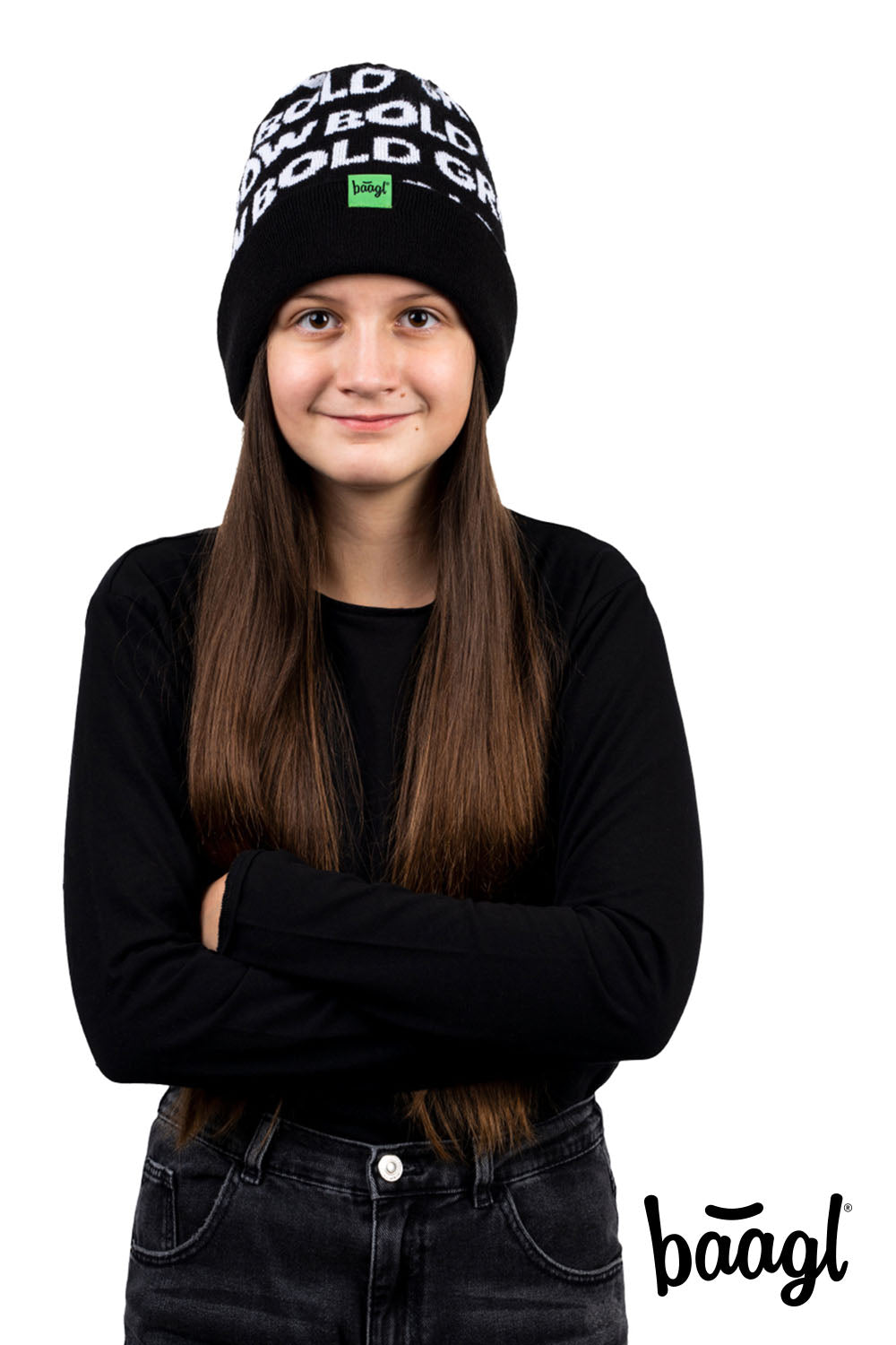 baagl-beanie-bonnet-vert-adulte-grow-bold image 5