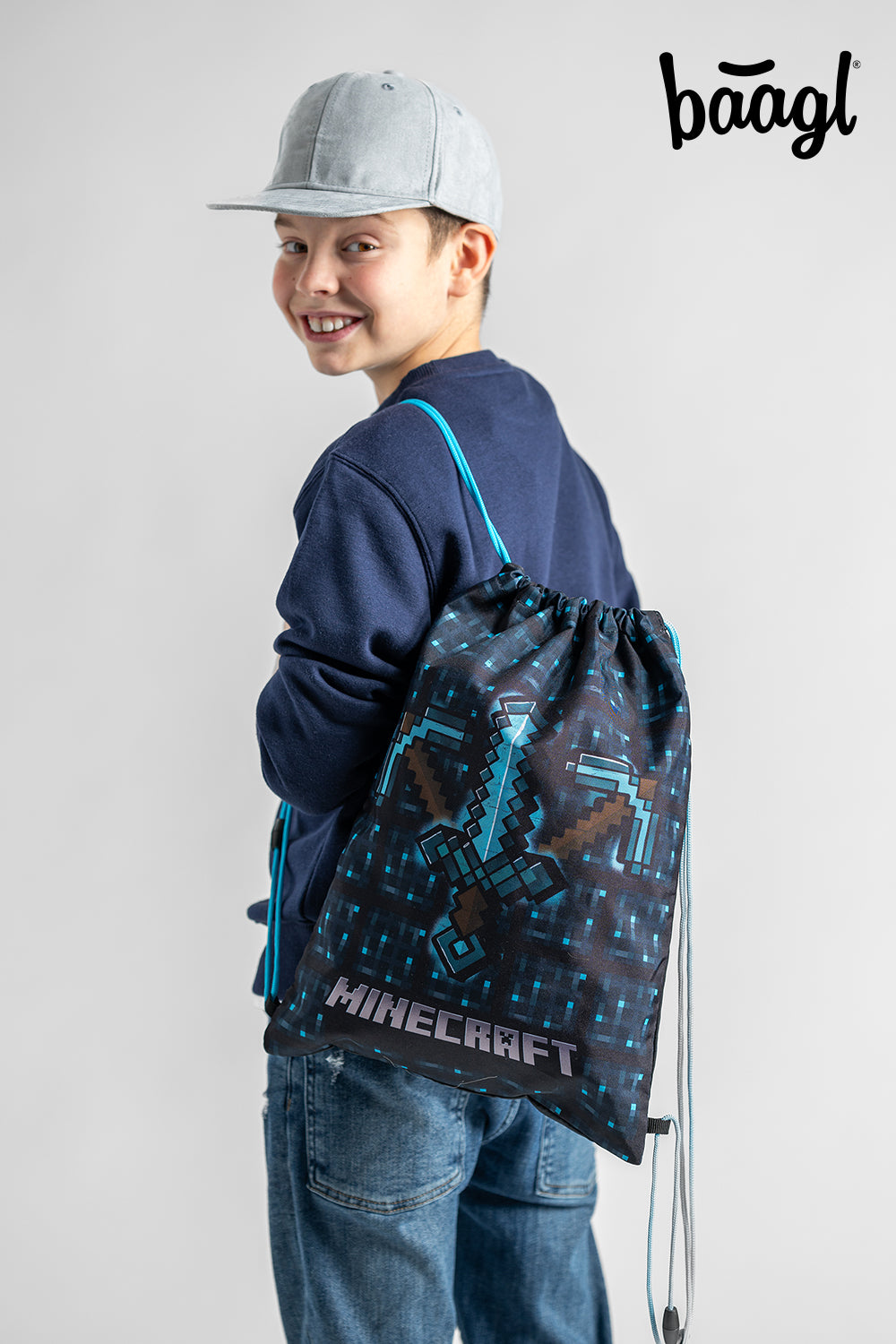 baagl-gym-sacks-blue-axe-and-sword-sac-de-sport-bleu image 8