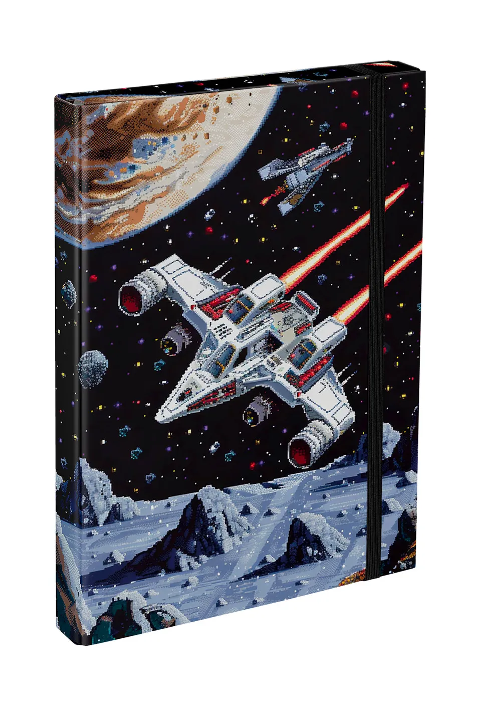 baagl-pixel-space-chemise-a4-lastique-espace image 1