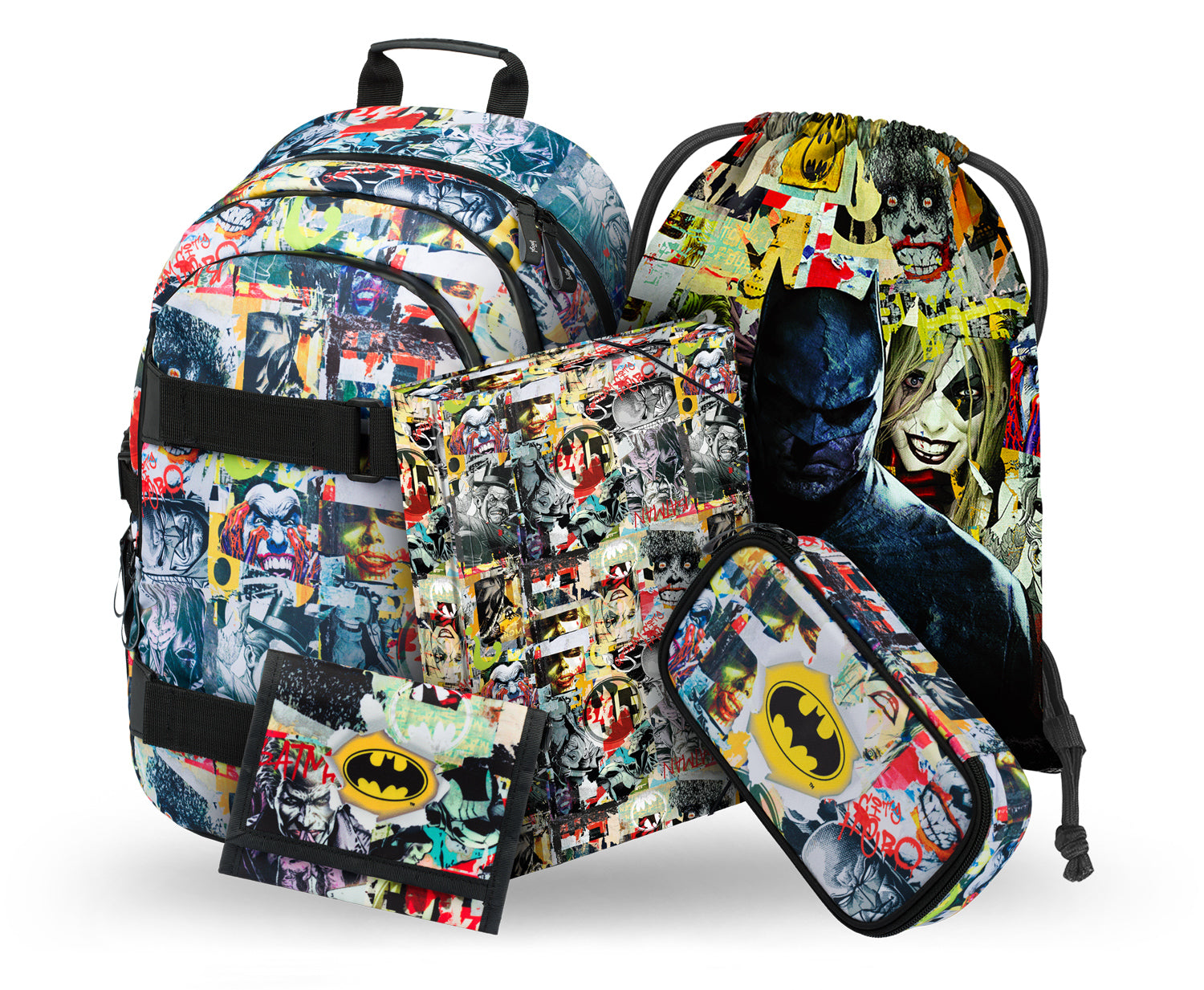 baagl-skate-batman-comics-set-scolaire-5-pi-ces image 1