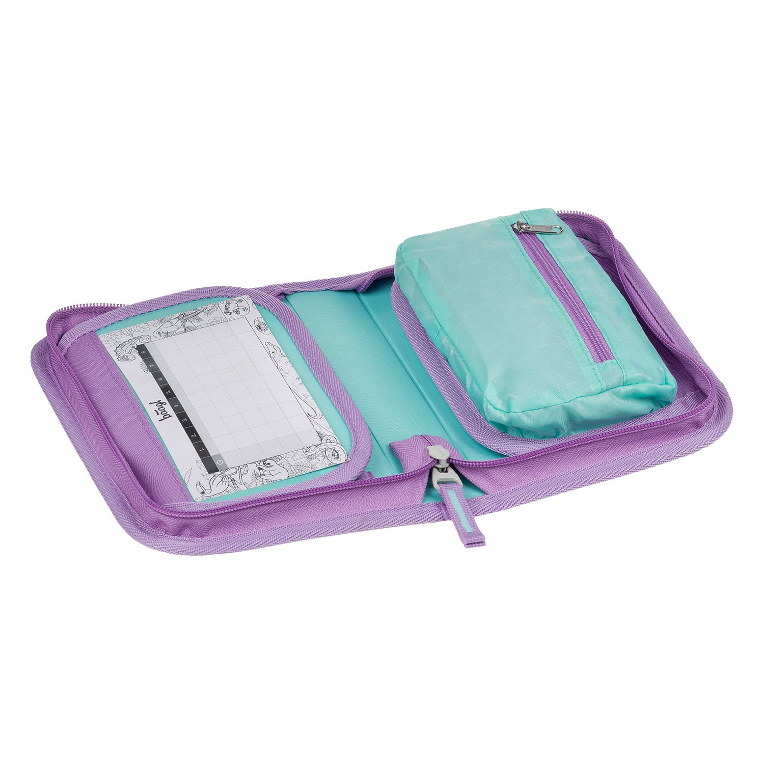 baagl-classic-lavender-trousse-scolaire-1-compartiment-vide image 4