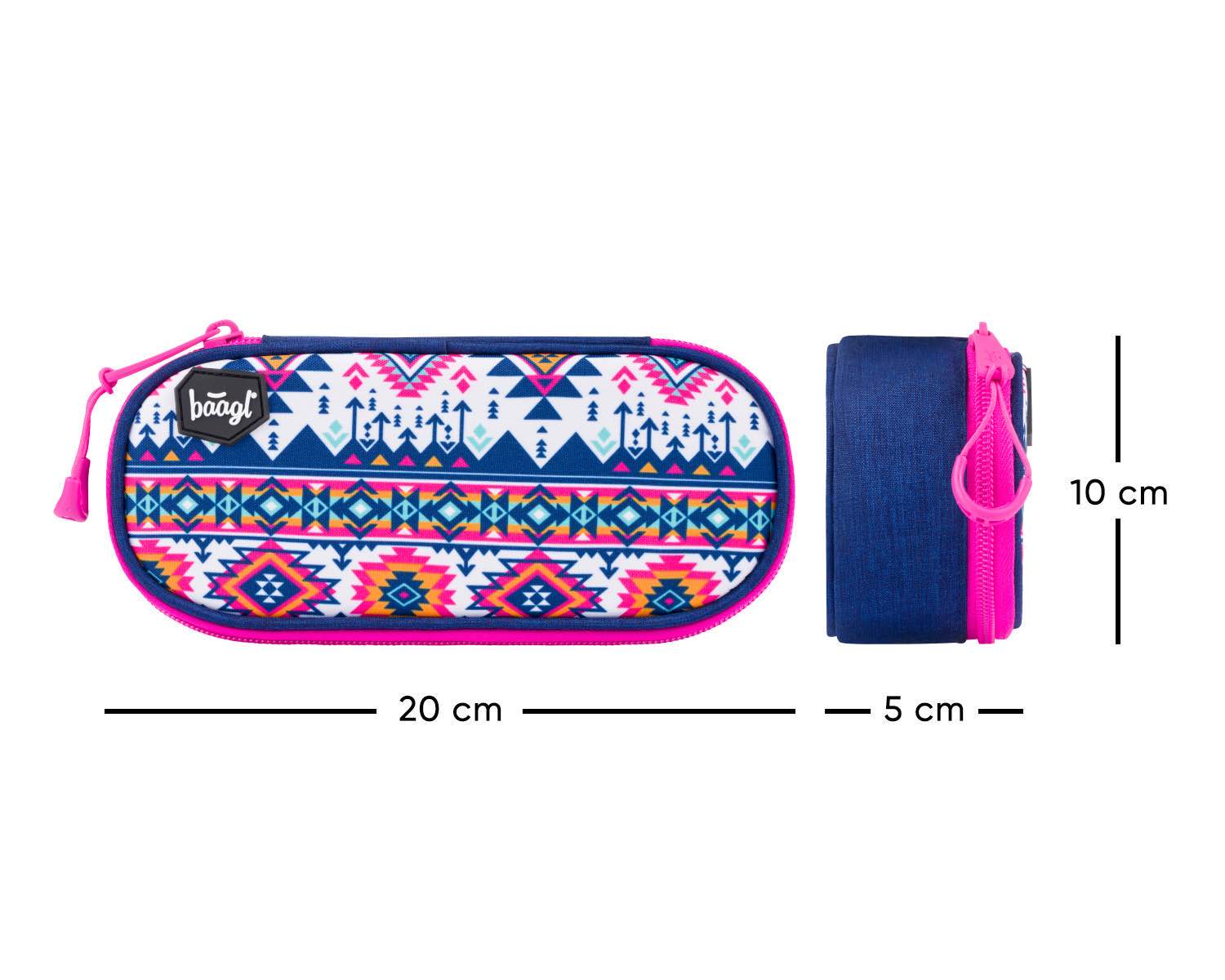 baagl-boho-trousse-scolaire-tui-compact-fille-vide image 4