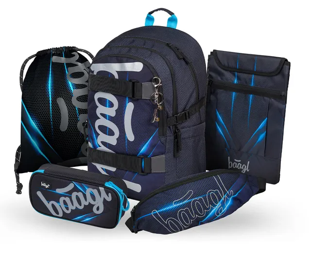 baagl-skate-bluelight-iii-set-scolaire-banane-bleu image 1