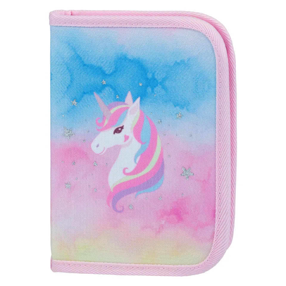 baagl-rainbow-unicorn-trousse-crayons-1-compartiment image 1